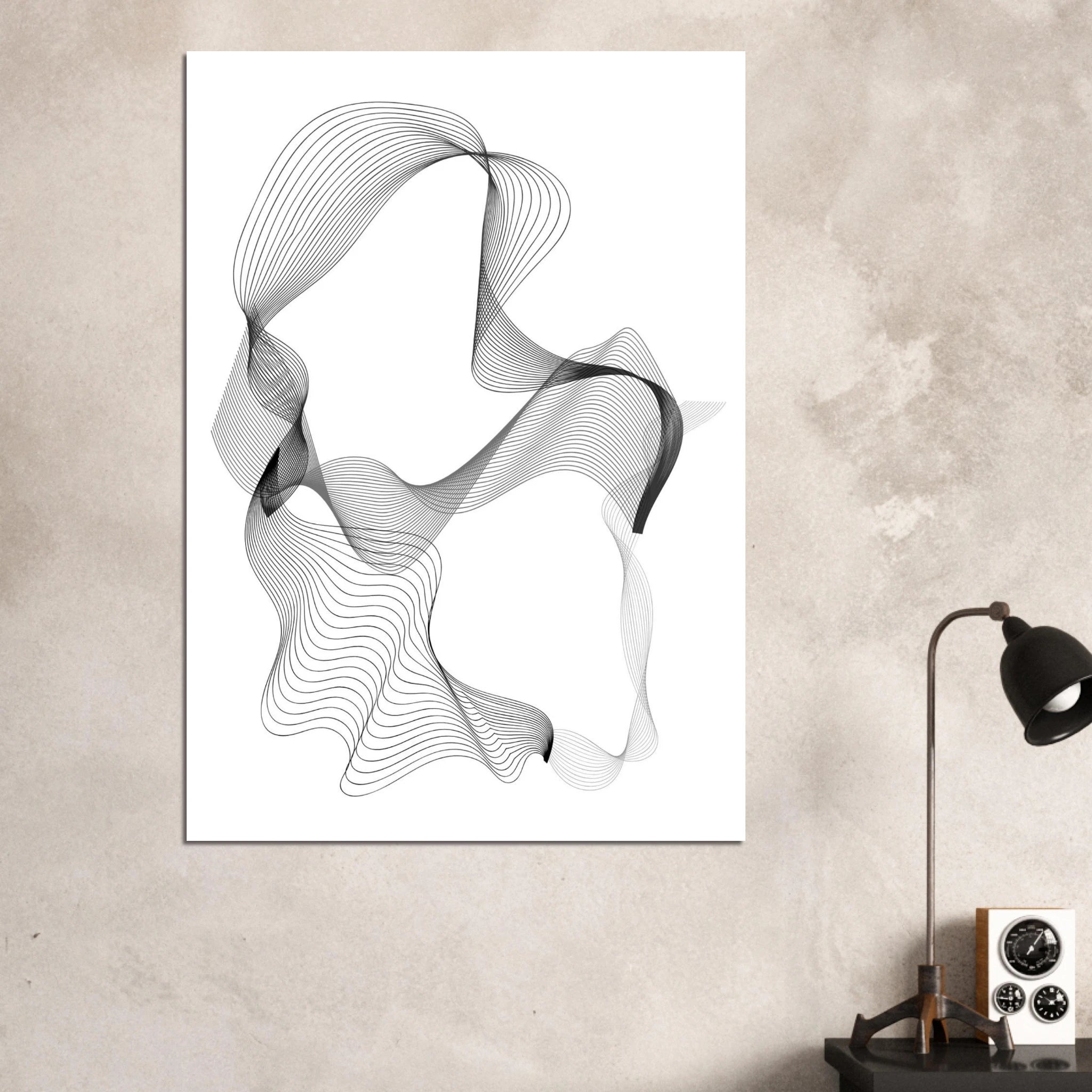 Woman with Scarf Poster - Calda Design Studio