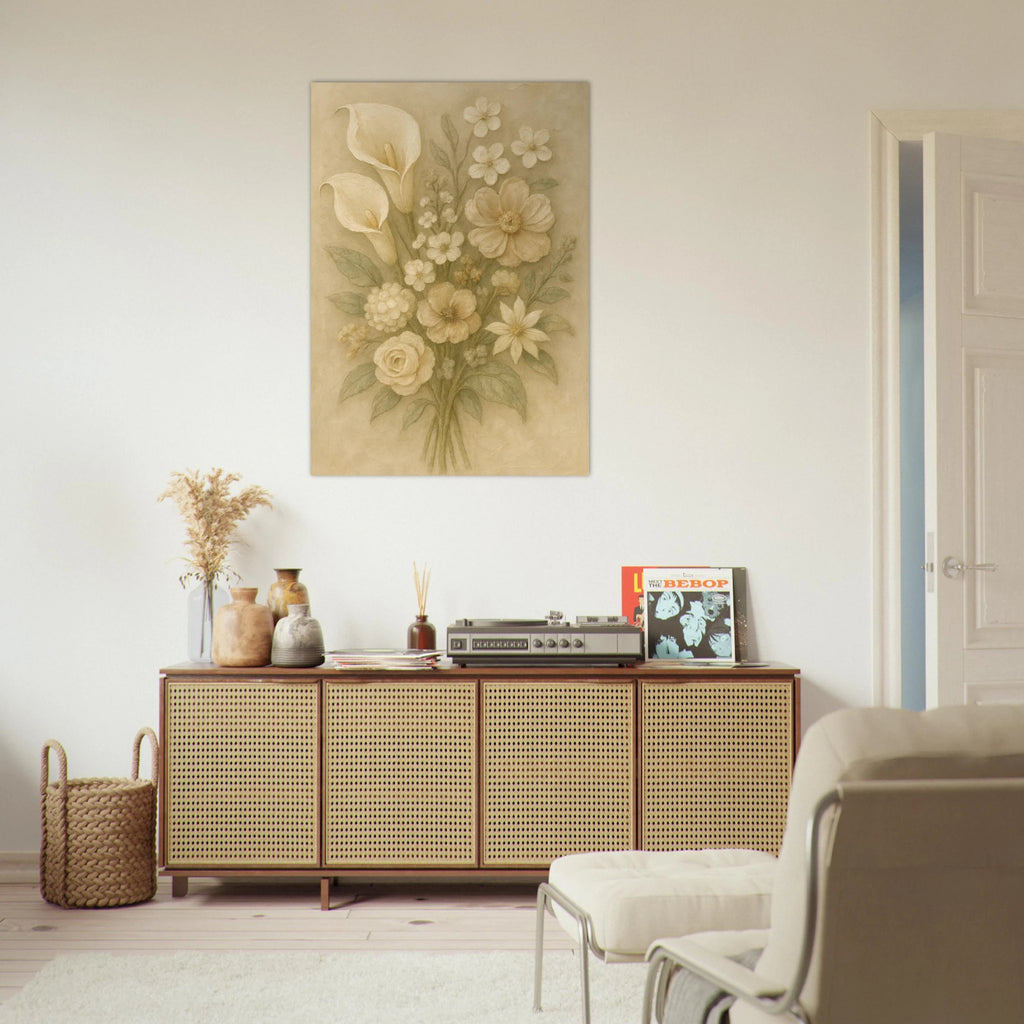 Soft Floral Arrangment Poster - Calda Design Studio