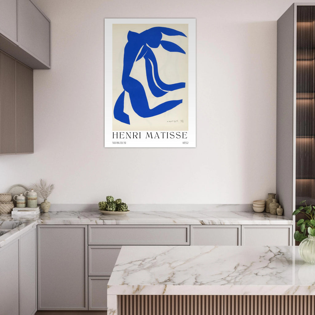 Nu bleu XI Poster - Calda Design Studio